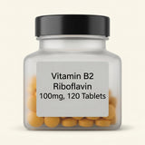 Holland & Barrett Vitamin B2 100mg Riboflavin 120 Tablets, UK version