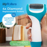 My Rollers extra coarse diamond foot file refill rollers (British brand)