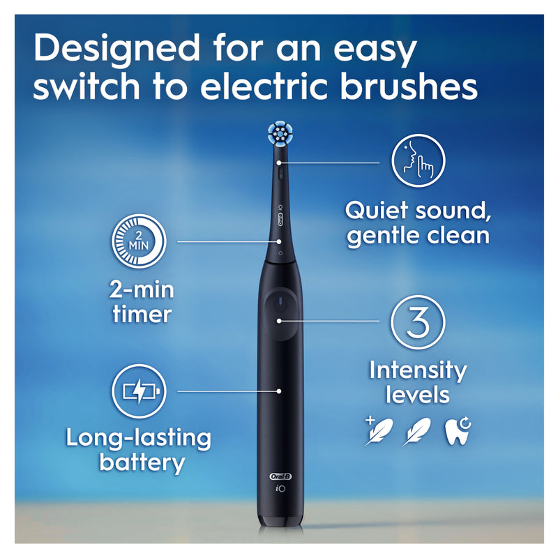 Oral-B iO2 toothbrush Night Black travel case UK version