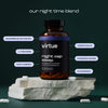 Virtue Night Cap sleep supplement 60 capsules, imported from the UK