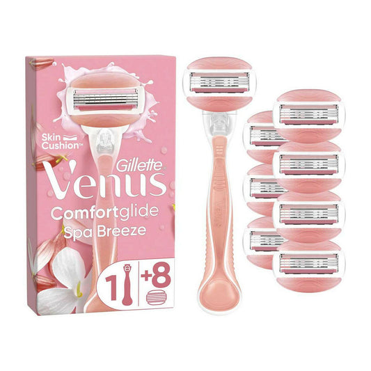 Venus Comfort Glide Spa Breeze Razor- 8 Blades