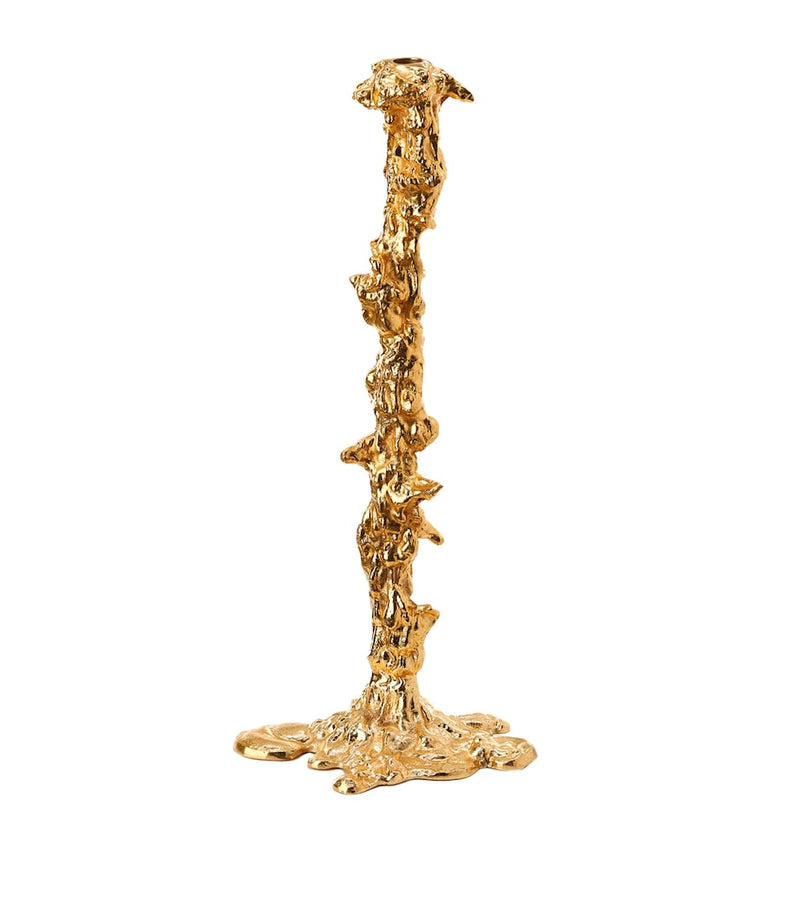 Polspotten XXL Gold Drop candle holder - British product