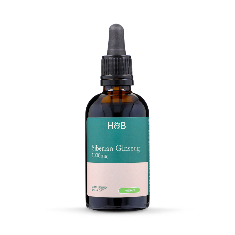 Holland & Barrett Siberian Ginseng 1000mg 60ml Liquid