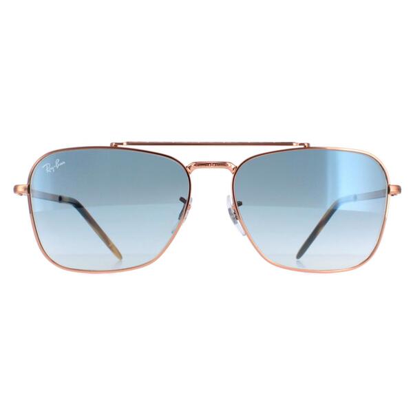 Ray-Ban New Caravan gold gradient unisex sunglasses, imported from the UK
