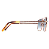 Ray-Ban New Caravan gold gradient unisex sunglasses, imported from the UK