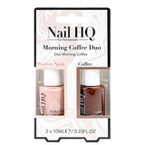 Nail HQ nail polish duo Morning Coffee - British product