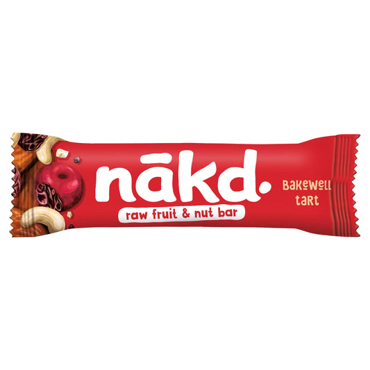 Nakd Bakewell Tart Fruit & Nut Bar 35g cereal bars Sainsburys   