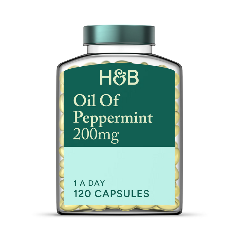 Holland Barrett Oil of Peppermint 120 Capsules, UK version