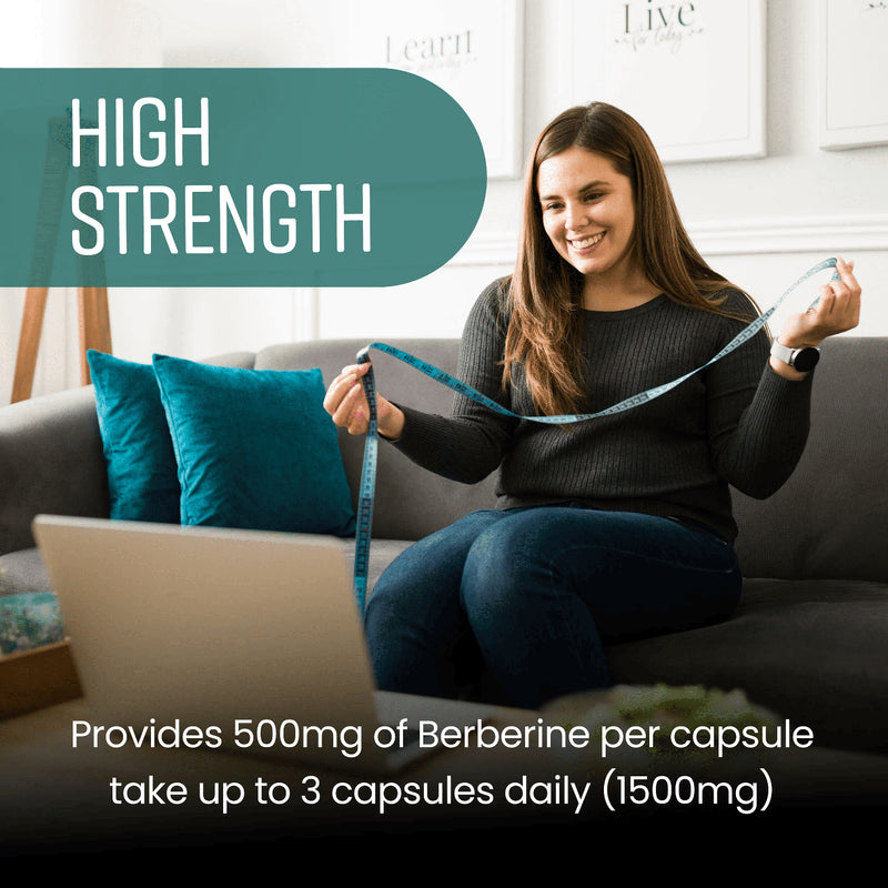 VitaBright Berberine HCL supplement 98% purity 90 capsules (British brand)