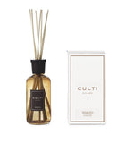Raumduftdiffusor in brauner Glasflasche mit natürlichen Rattanstäbchen, 250 ml