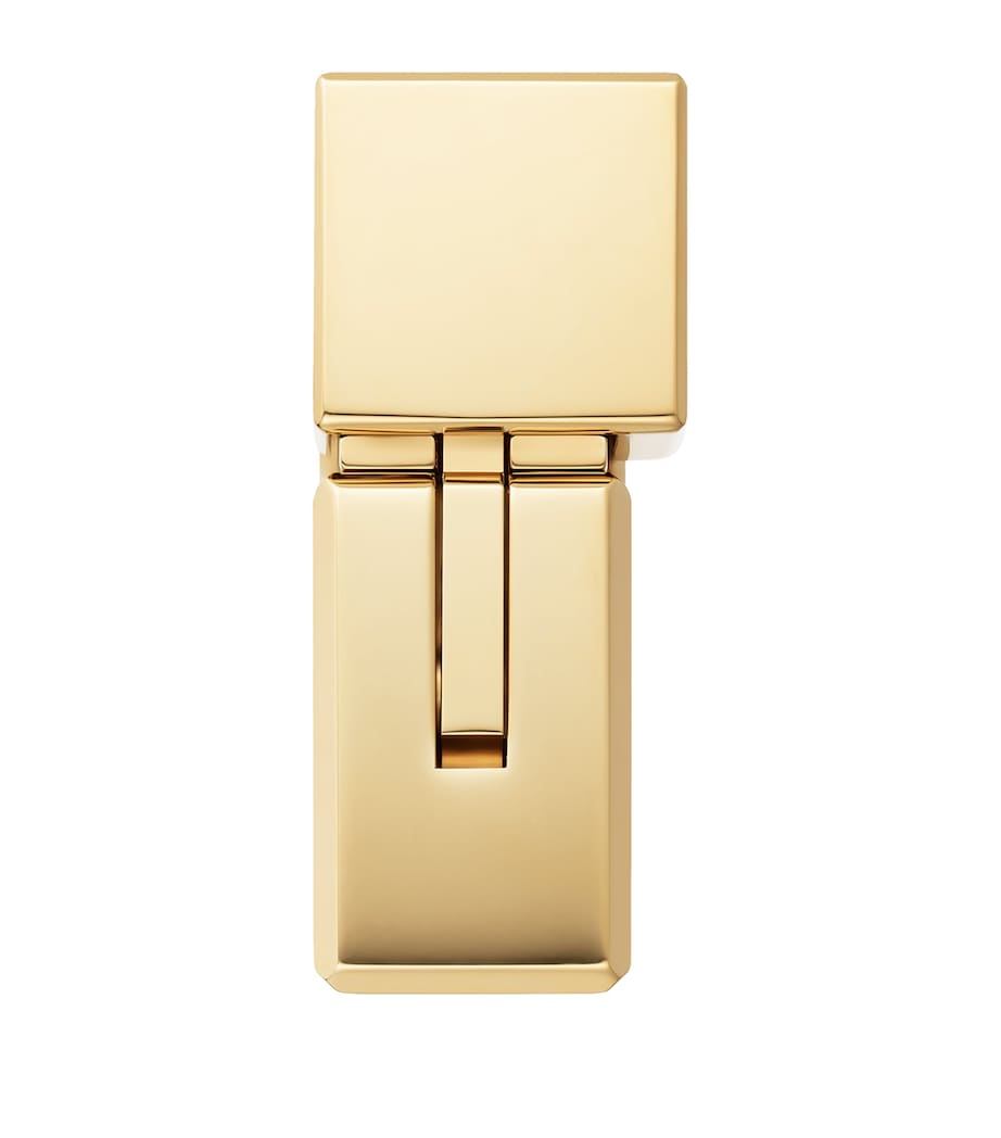 Cartier Double C Sunray lighter with dimensions 5cm x 3.8cm - British product