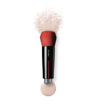Dual-Ended Face Brush with Gel Tip and Diamond-Shaped Bristles