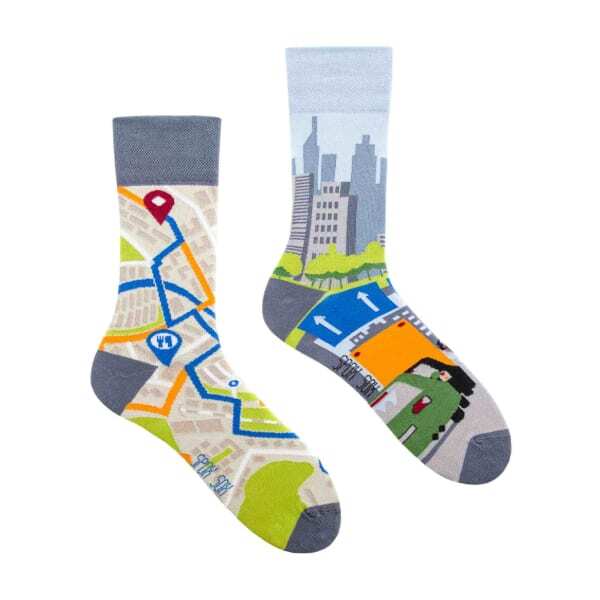 Spox Sox Big City Life novelty odd socks - British product
