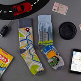 Spox Sox Big City Life novelty odd socks - British product