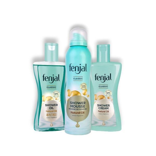 Fenjal Classic Shower Bundle | Shower Oil + Mousse + Creme GOODS Superdrug   