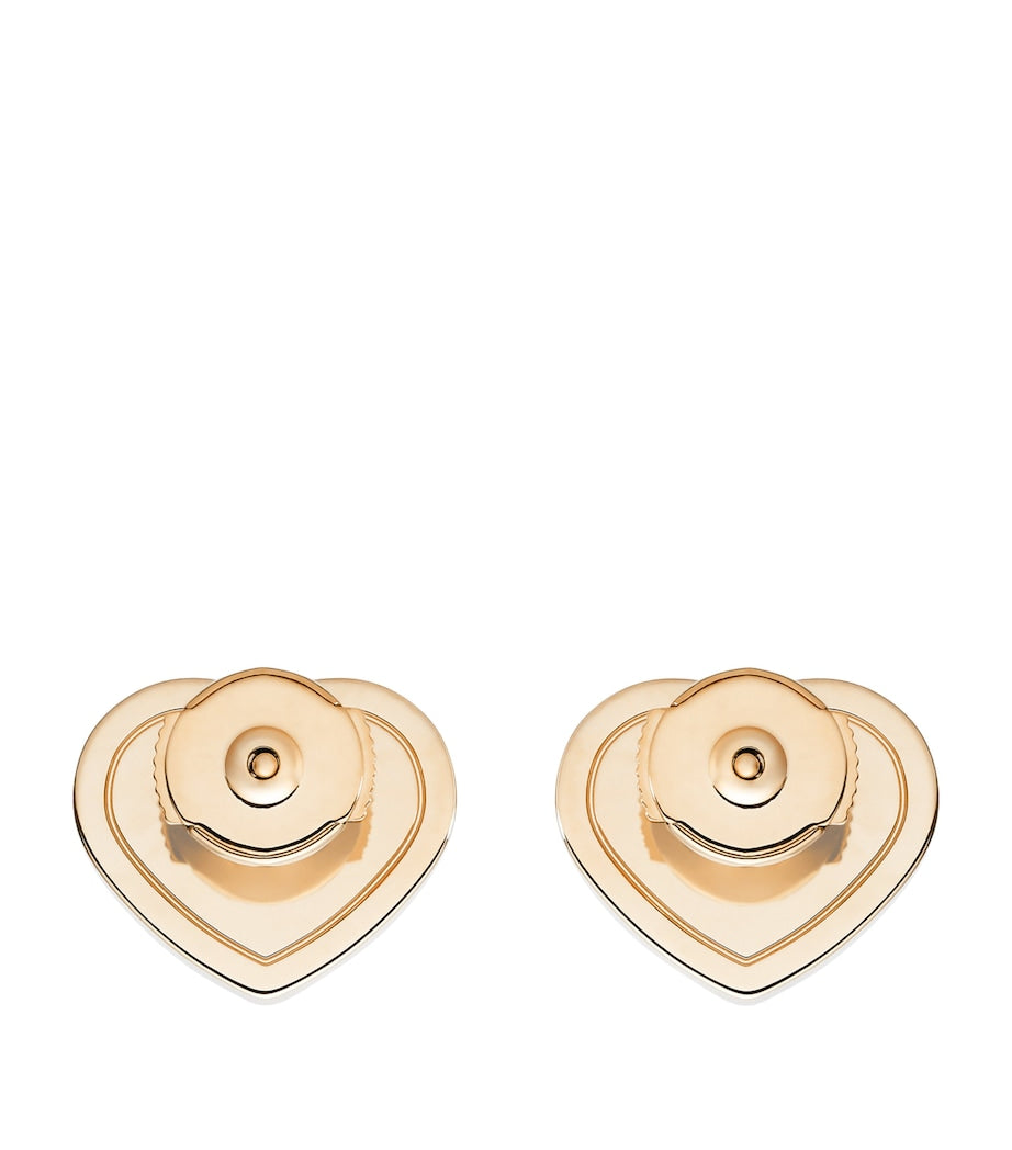 Chopard Happy Hearts earrings rose gold mother-of-pearl, UK version