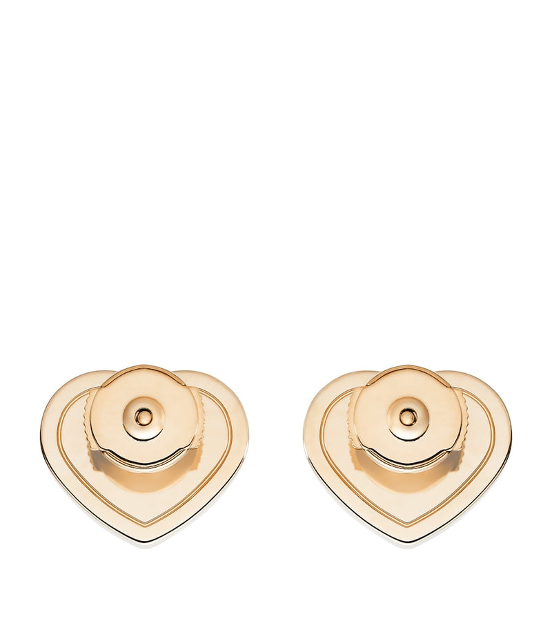Chopard Happy Hearts earrings rose gold mother-of-pearl, UK version