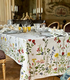 Summerill & Bishop Botanical Wildflower tablecloth 165cm x 380cm (British brand)