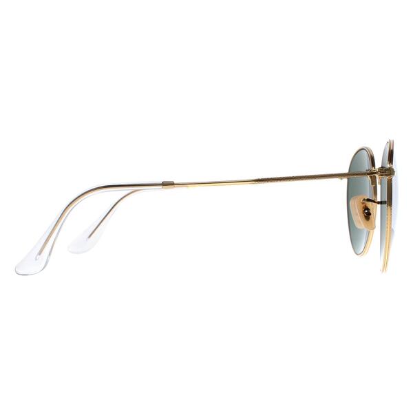 Ray-Ban Round Metal 3447 gold green sunglasses 53mm (British brand)