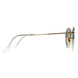 Ray-Ban Round Metal 3447 gold green sunglasses 53mm (British brand)