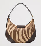Jimmy Choo small bar pony hair leather shoulder bag - British product