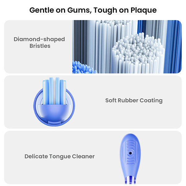 Oclean Ease rechargeable electric toothbrush blue, UK version