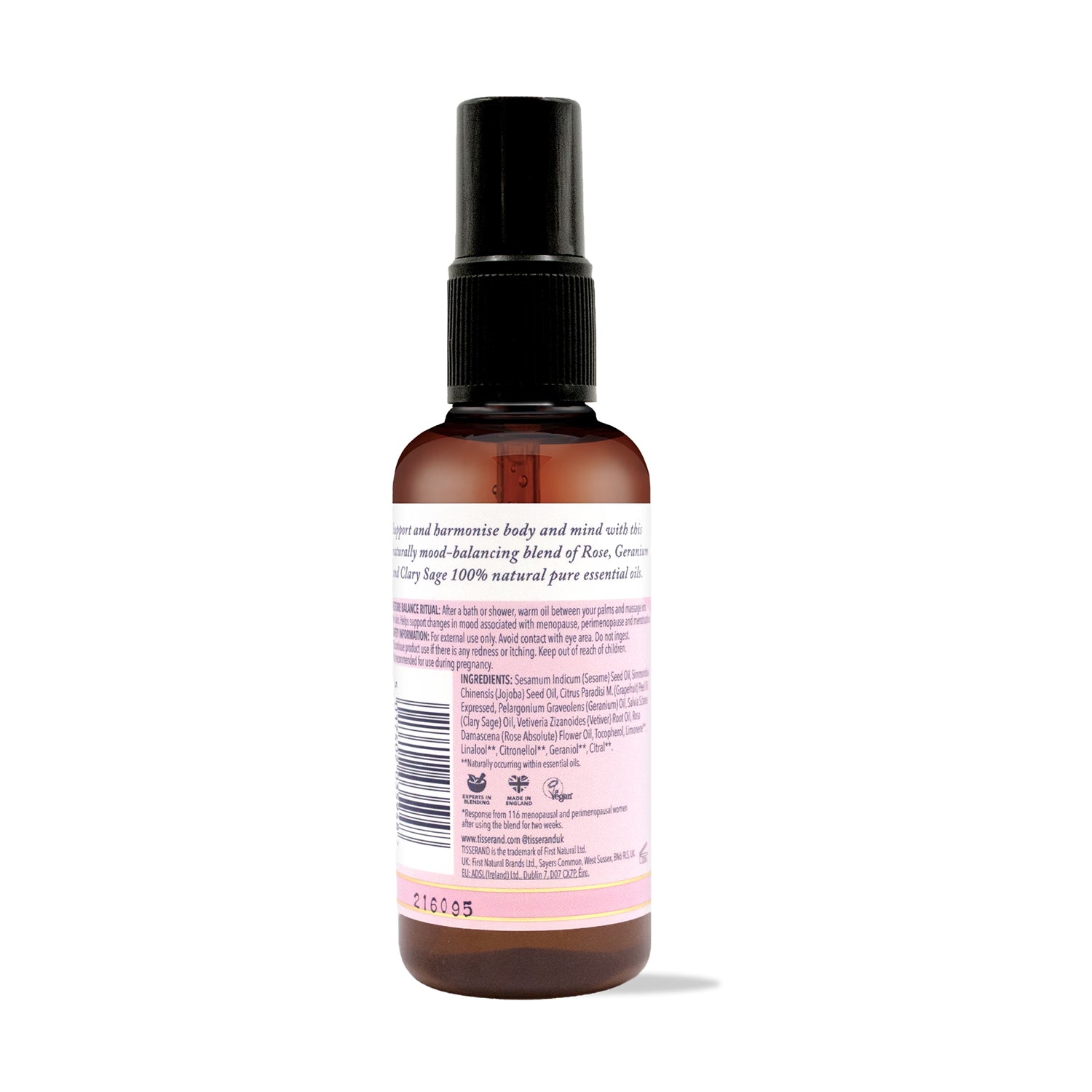 Tisserand Restore Balance Massage & Body Oil 100ml (British brand)