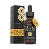 SuperSelf Vitamin D3 K2 drops orange flavour 30ml - British product