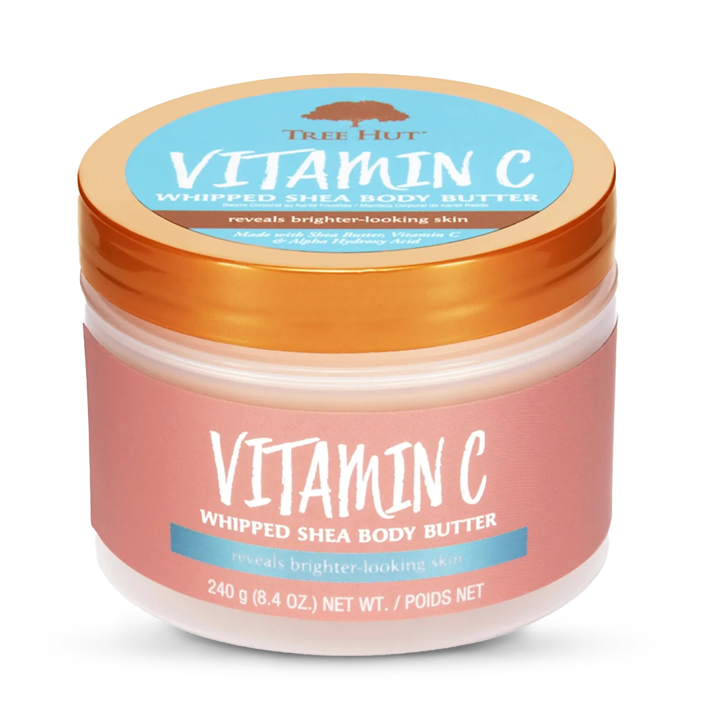 Tree Hut Vitamin C Whipped Body Butter 240g, imported from the UK