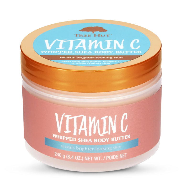 Tree Hut Vitamin C Whipped Body Butter 240g, imported from the UK