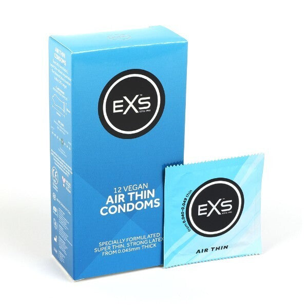 EXS Air Thin vegan condoms 12 pack - British product