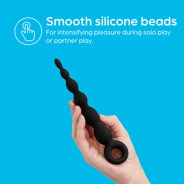 So Divine silicone anal beads 6.5 inches, imported from the UK