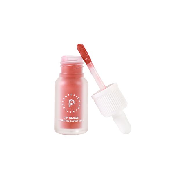 Profusion Cosmetics hydrating lip stain Cherry Glaze, UK version