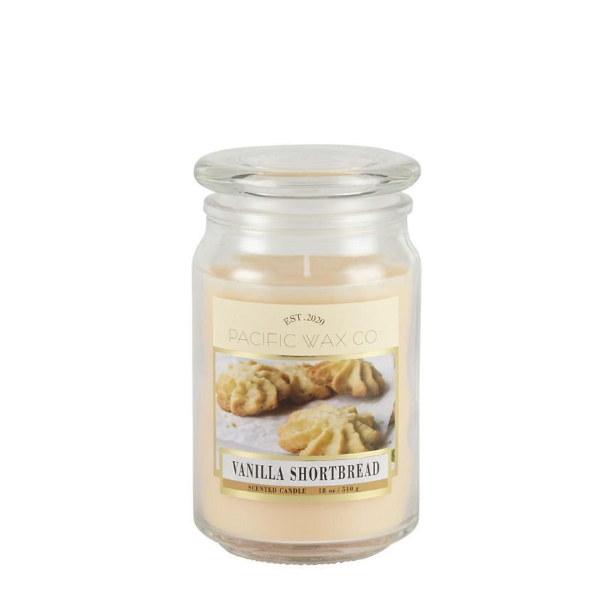 Pacific Wax Co Vanilla Shortbread Jar Candle GOODS ASDA   