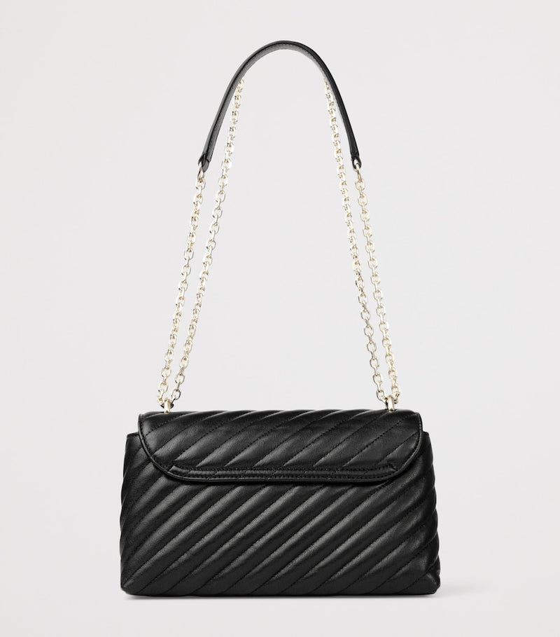 Jimmy Choo Curve cross-body bag quilted leather, imported from the UK