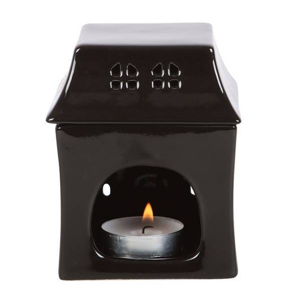 Something Different Haunted House ceramic oil burner 8.5x10cm (British brand)
