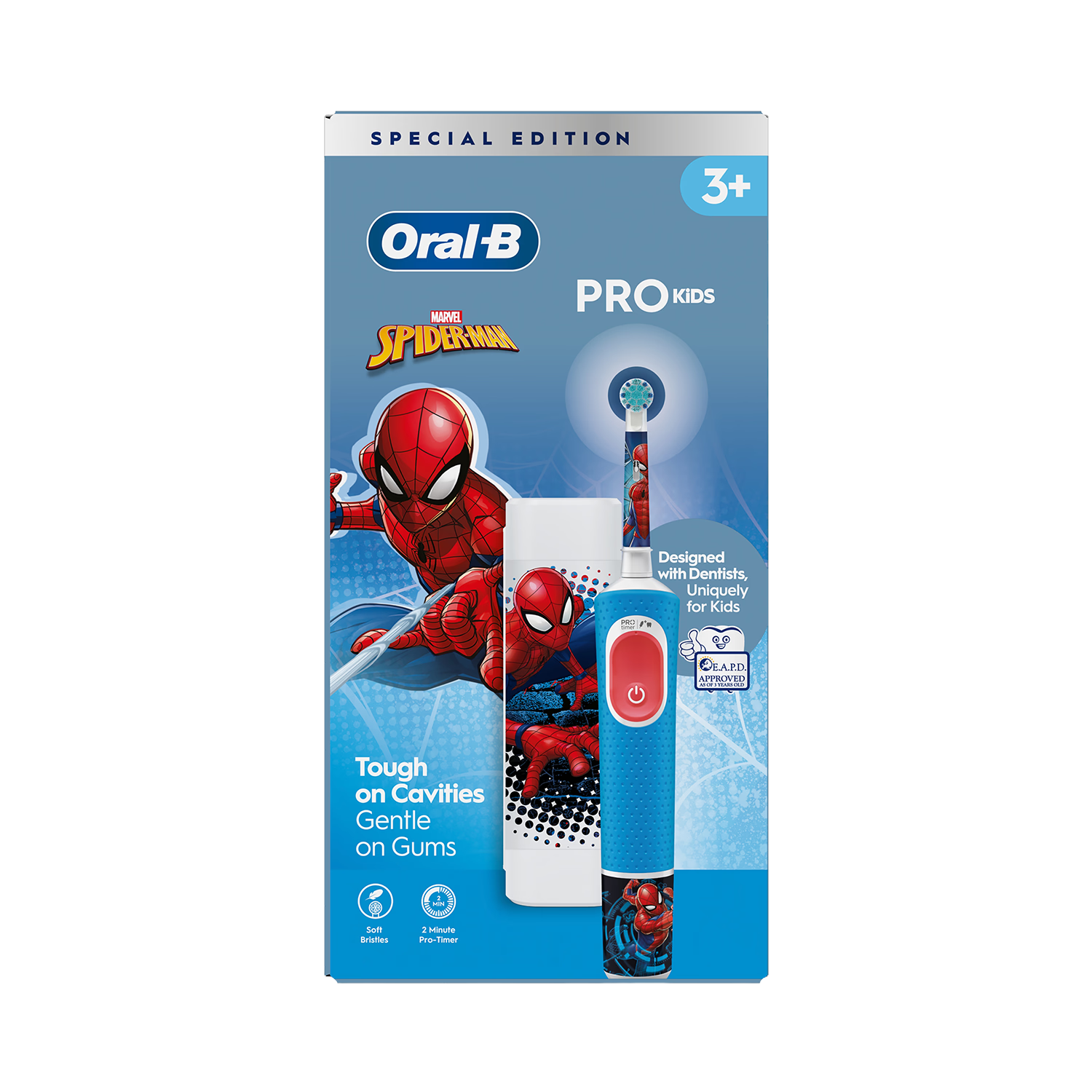 Oral-B Pro Kids electric toothbrush Marvel Spider-Man, UK version