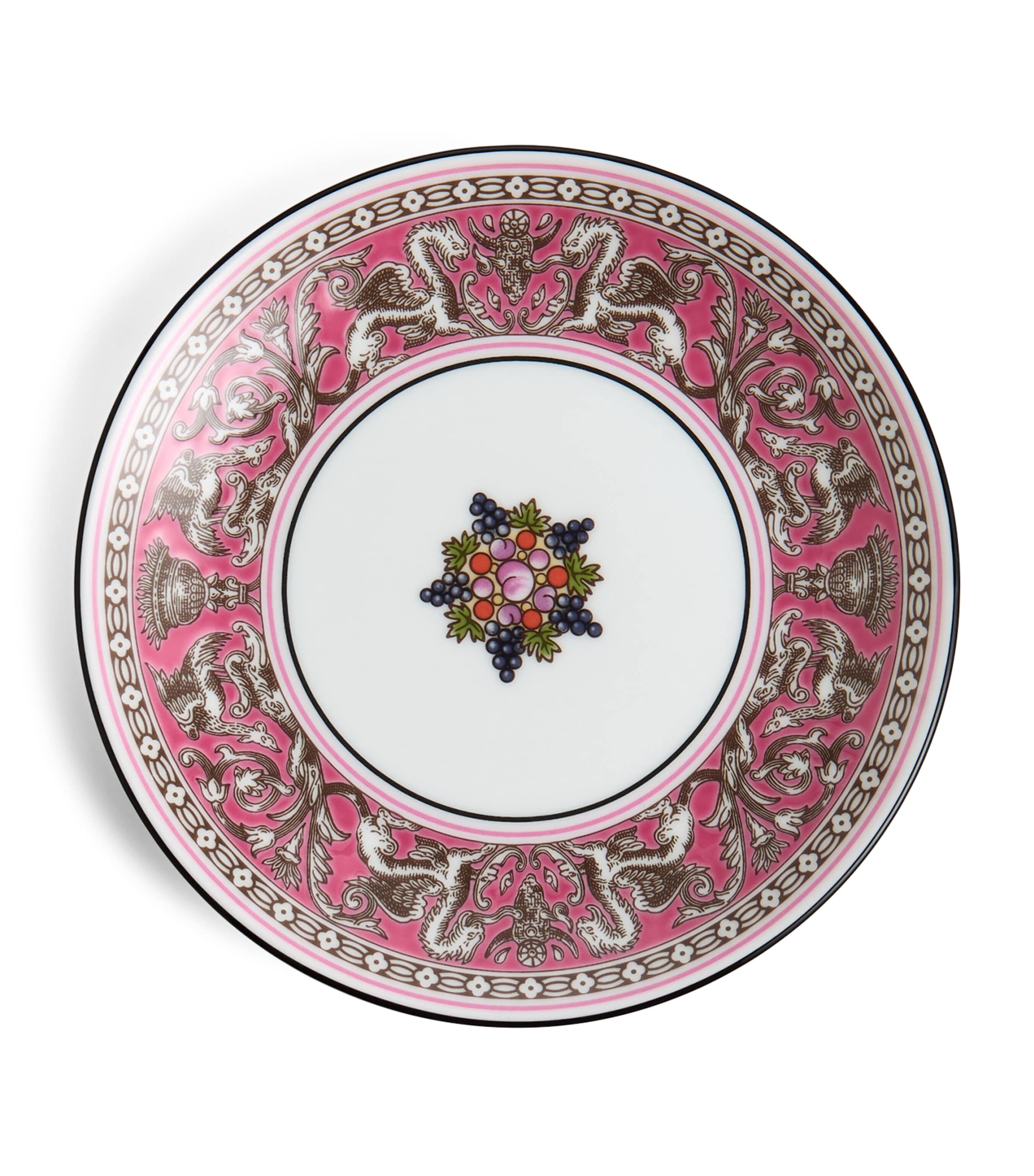 Wedgwood Florentine Fuchsia petite tray 12cm (British brand)