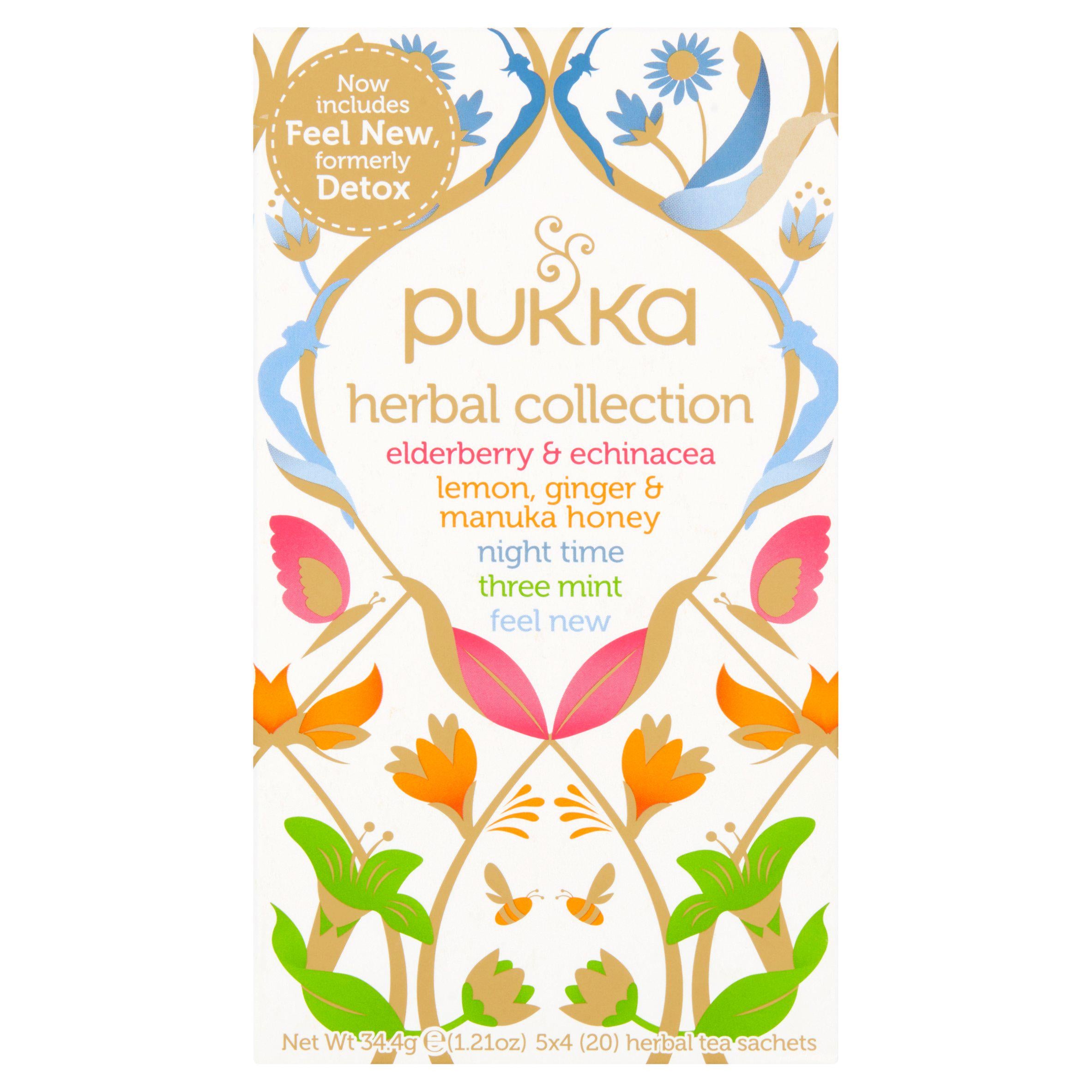 Pukka Herbal Tea Collection x20 34.4g All tea Sainsburys   