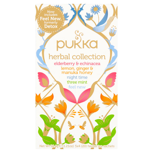 Pukka Herbal Tea Collection x20 34.4g All tea Sainsburys   