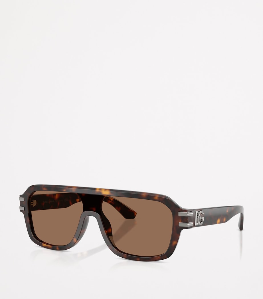 Dolce&Gabbana oversized pilot sunglasses - British product