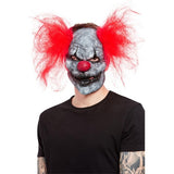 Smiffys dark clown mask with hair, imported from the UK