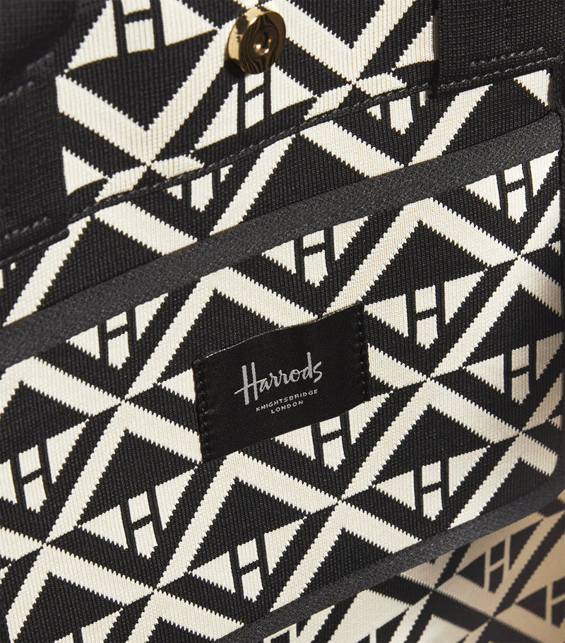 Harrods large geometric tote bag, UK version