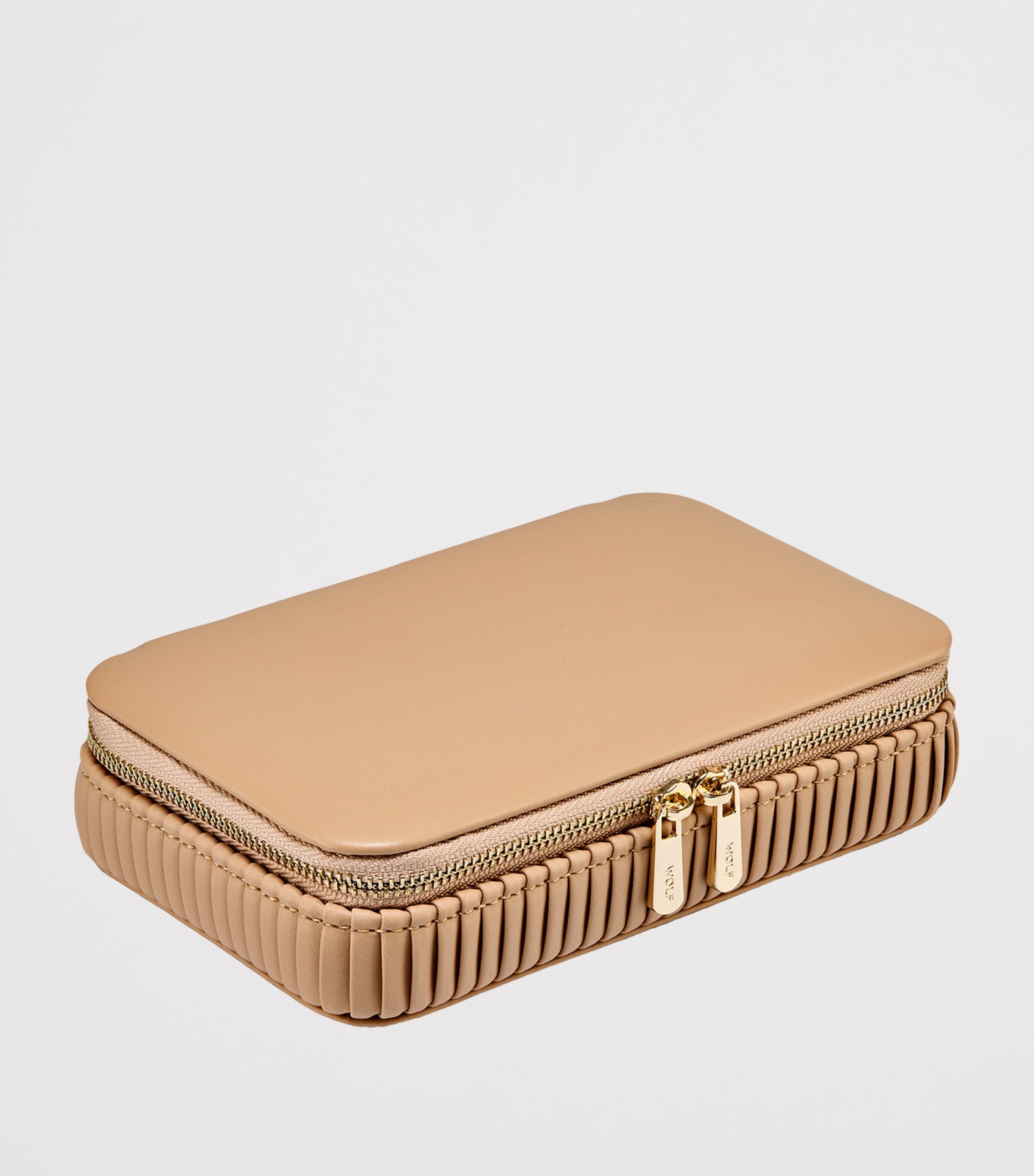 WOLF Bella jewellery zip case (British brand)