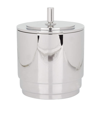 Georg Jensen Manhattan Eisbehälter und Zangen-Set