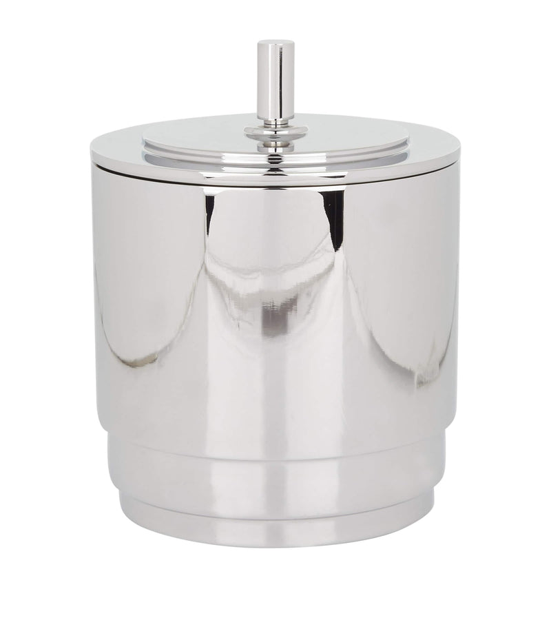 Georg Jensen Manhattan ice bucket and tongs set, UK version