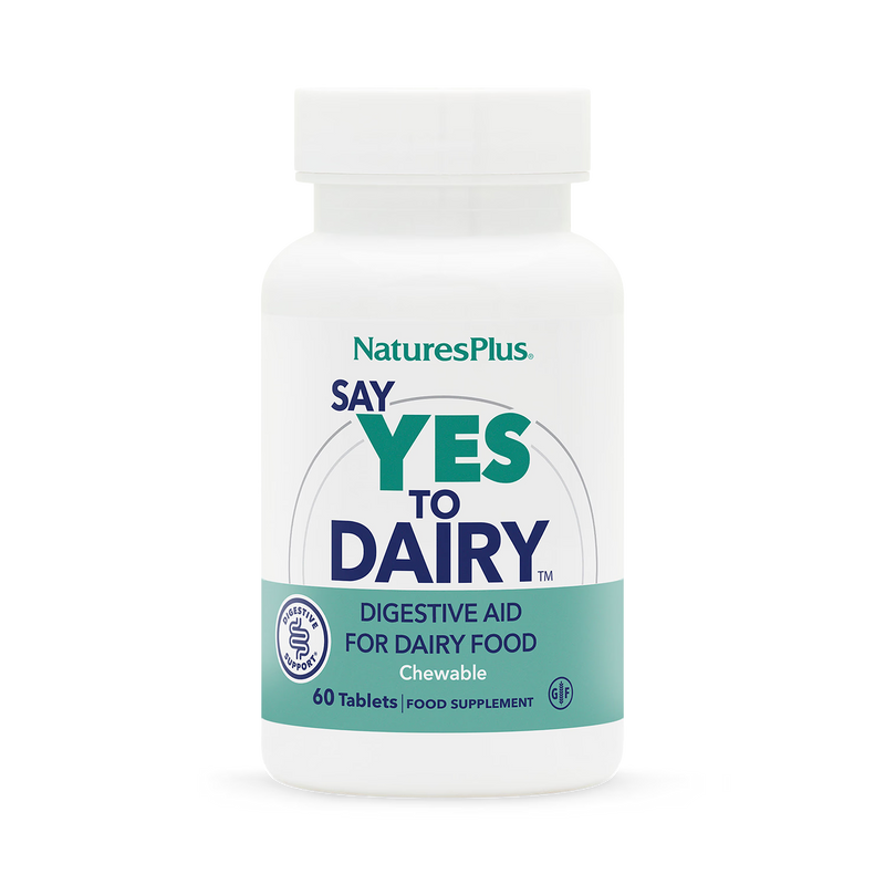 NaturesPlus Say Yes to Dairy 60 chewable tablets - British product