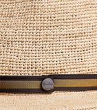 Borsalino hand-crocheted Argentina raffia hat - British product