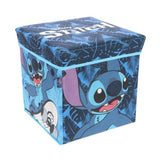 Disney Stitch blue storage cube toy box stool 30cm (British brand)