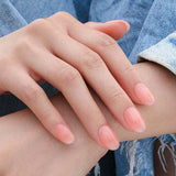 Bluesky nail base coat Peach Glow 10ml (British brand)